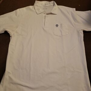 B.Draddy WHITE Golf Polo, size Men's Large, in Excellent Condition.  1 shirt